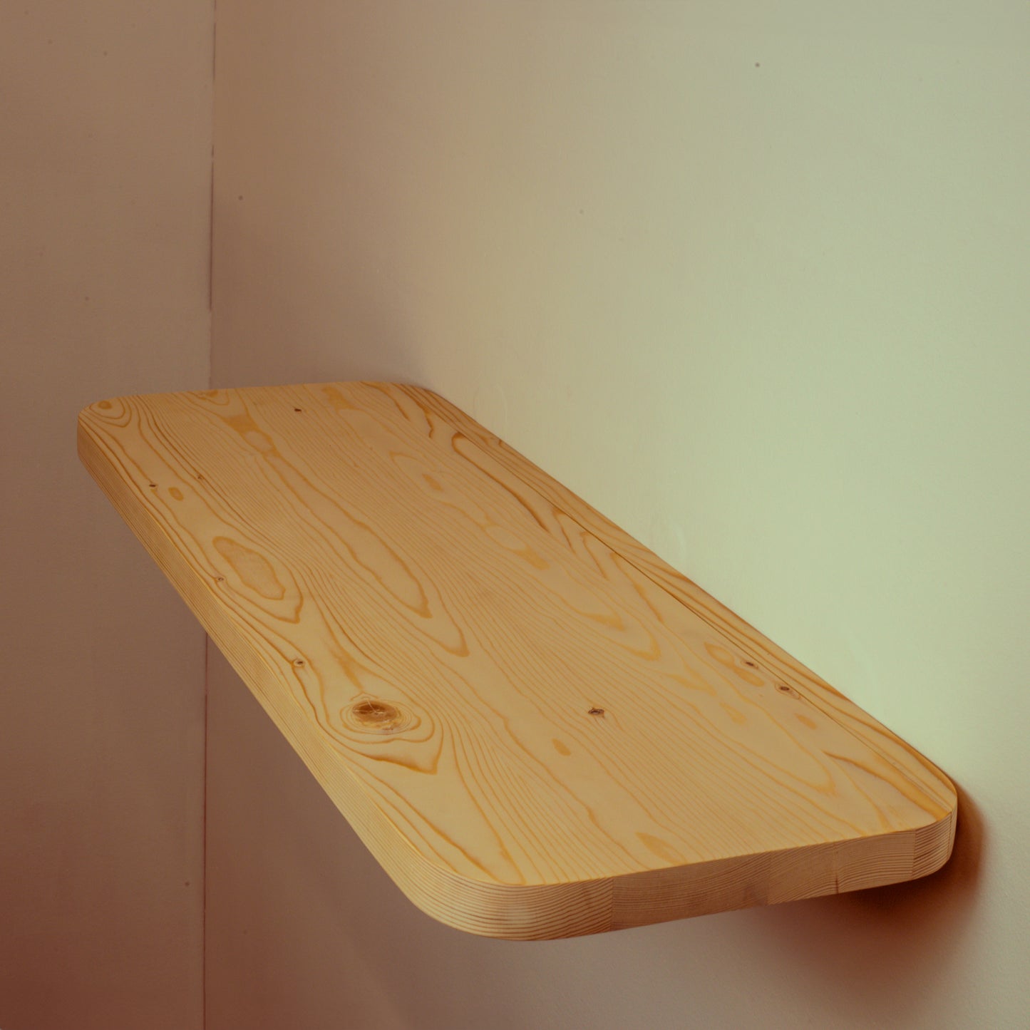 Handcrafted Floating Wooden Shelf for Home Decor