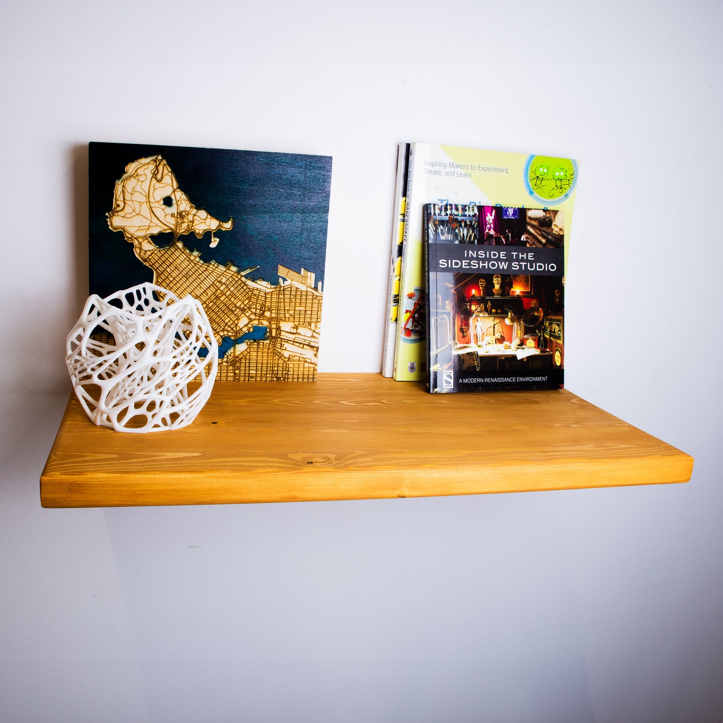 Pine Floating Shelf