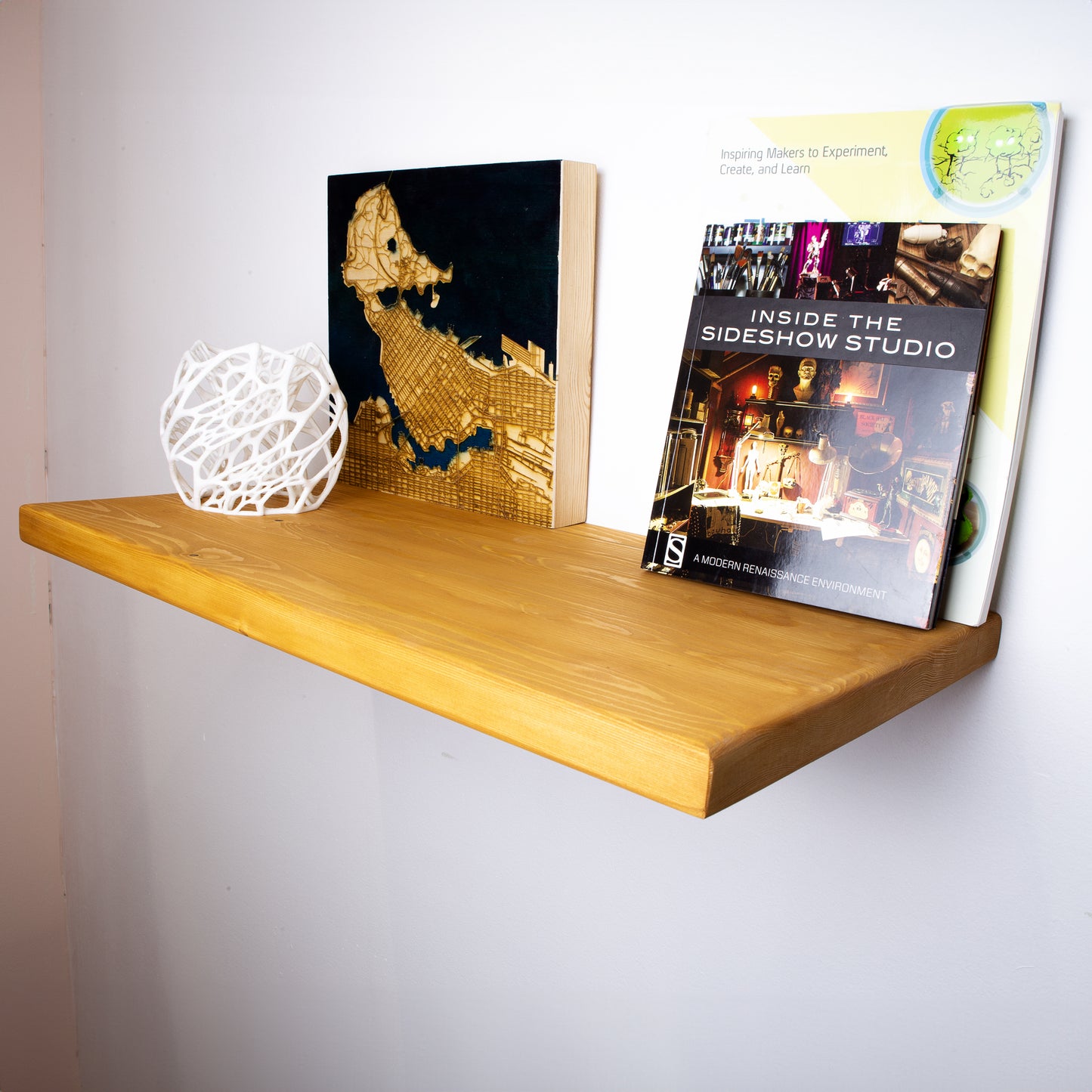 Pine Floating Shelf