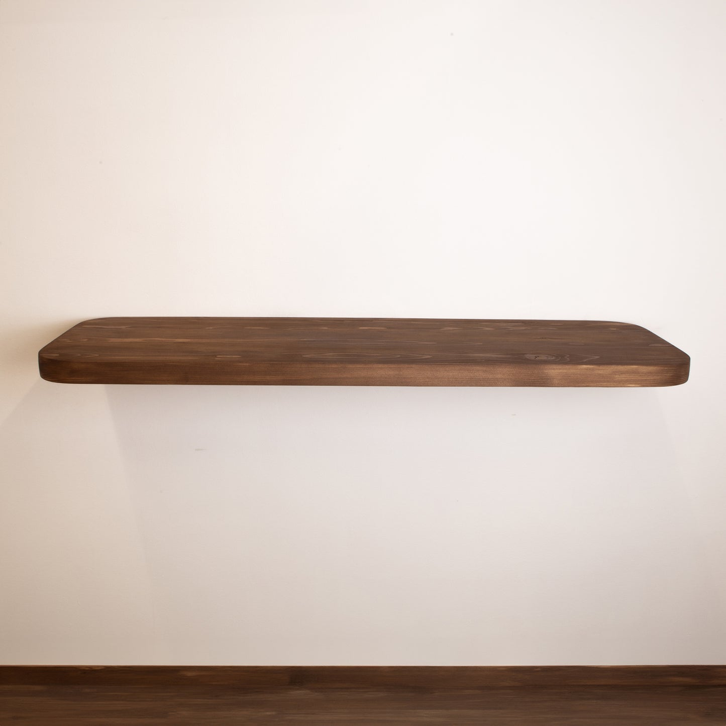 Handcrafted Floating Wooden Shelf for Home Decor