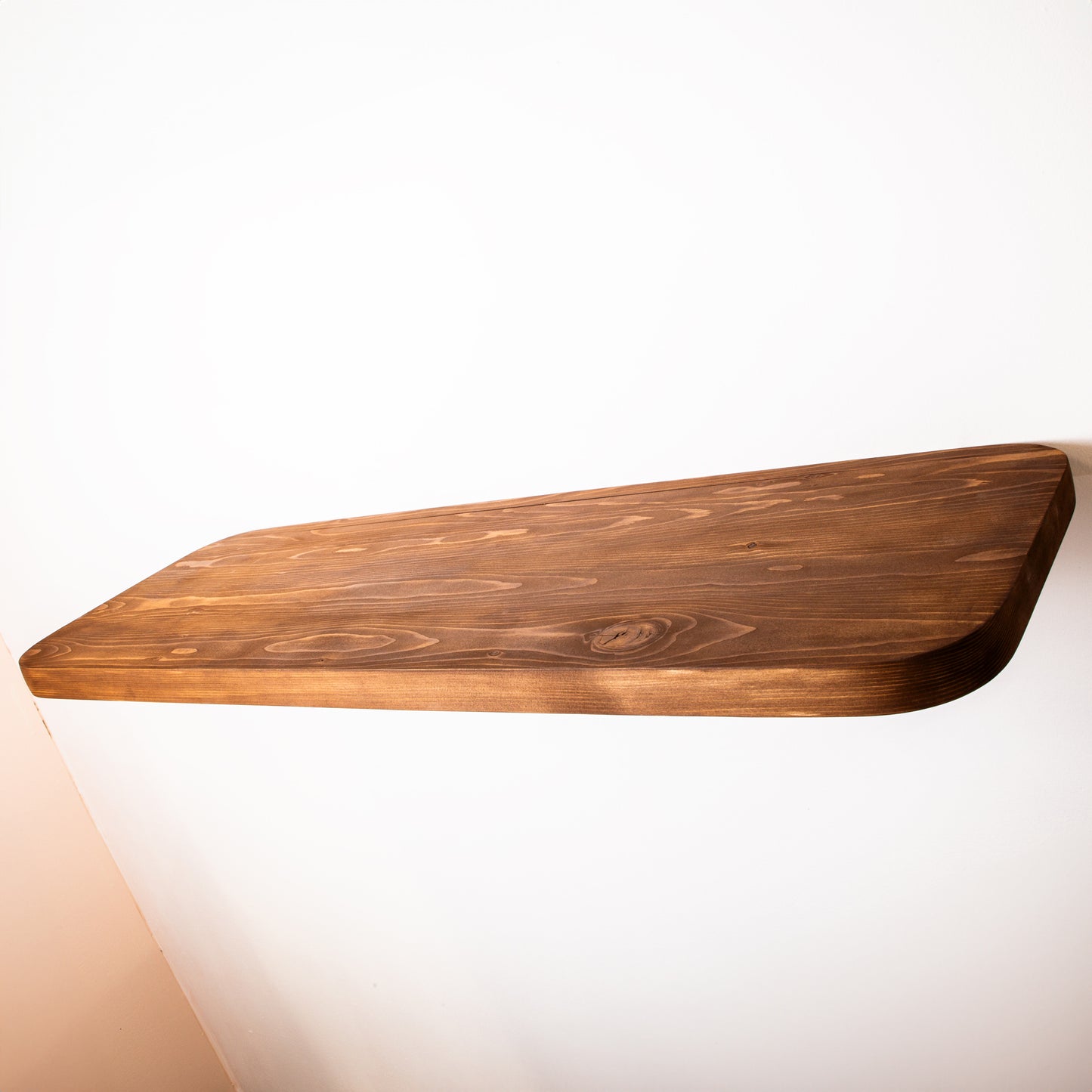 Handcrafted Floating Wooden Shelf for Home Decor