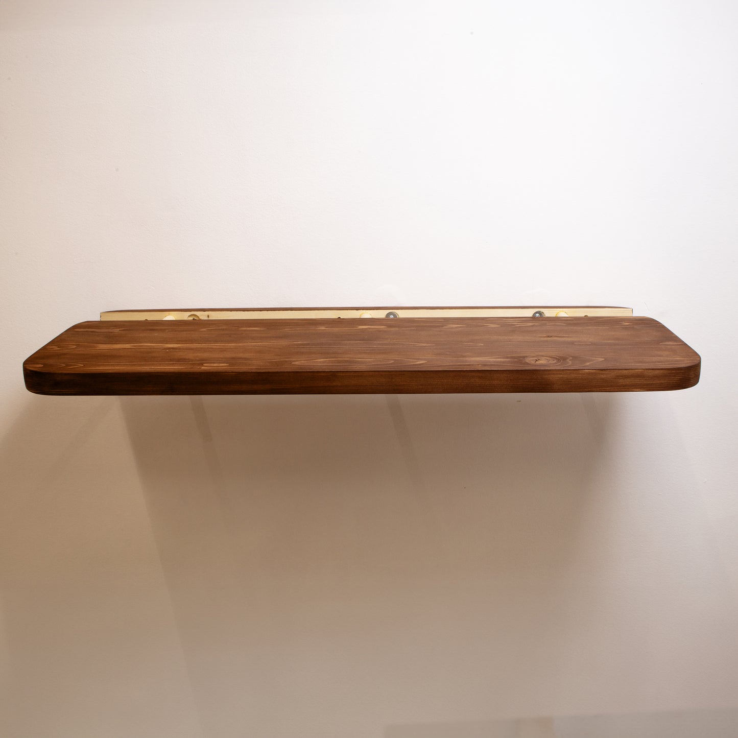 Handcrafted Floating Wooden Shelf for Home Decor